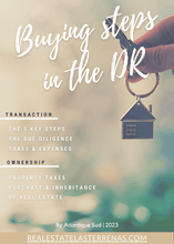 Load image into Gallery viewer, Buying Steps in the Dominican Republic